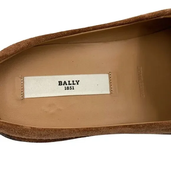 Bally Fosko Men 7 Cuero Calf Suede Leather Mules & Clogs  display picture 1
